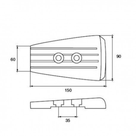 Kit de ánodos de aluminio para motores Volvo Penta SX-A/DPS