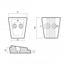 Kit de ánodos de aluminio para motores Volvo Penta SX-A/DPS