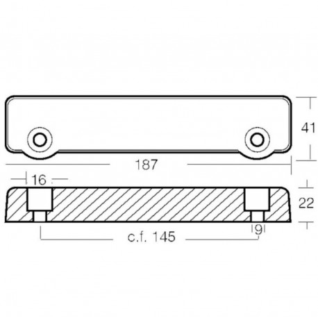 Kit of aluminium anodes for Volvo Penta 280 Dual Prop engines