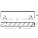 Kit anodi in alluminio per motori Volvo Penta 280 Dual Prop