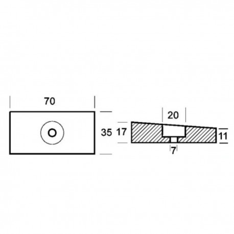 Kit of aluminium anodes for Honda BF 75-90-115-150-130 engines