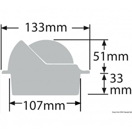 Built-in compass - Wheelmark 3''