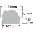 Wheelmark 3'' inbouwkompas