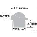 Compass with compensators and light - Helmsman 3'' 3/4