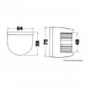 Polycarbonate textured street lights - Utility 77