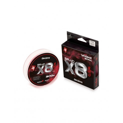 Trenza de pesca Akami X-Trail 0,28MM 300M