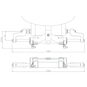 Hydraulisk sylinder for FB-motorer opptil 150 hk 2
