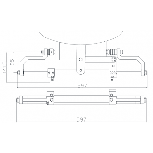 Kit timoneria Idraulica per motori fuoribordo fino a 100HP - Seafirst