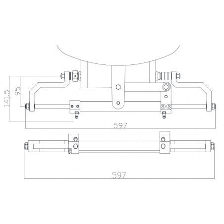 Kit timoneria Idraulica per motori fuoribordo fino a 100HP - Seafirst