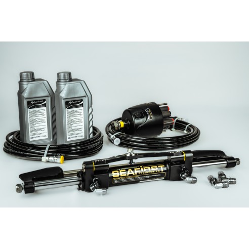 Seafirst hydrauliskt styrkit för utombordsmotorer upp till 150 hk