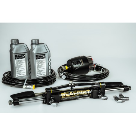 Seafirst hydraulisk styresett for påhengsmotorer opptil 150 hk