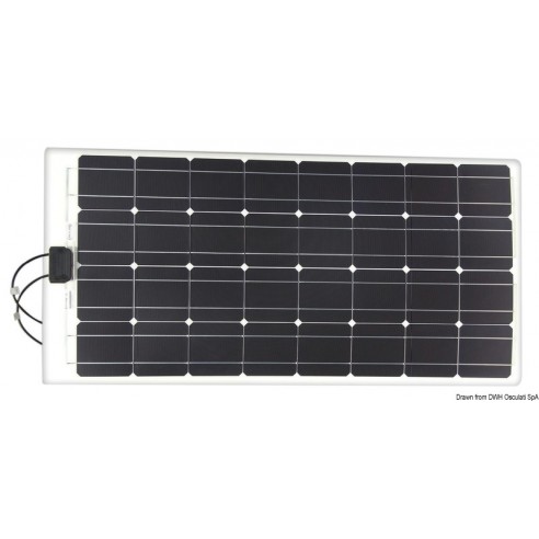 Pannello solare flessibile da 100 Wp 1231 x 536 mm. - Enecom