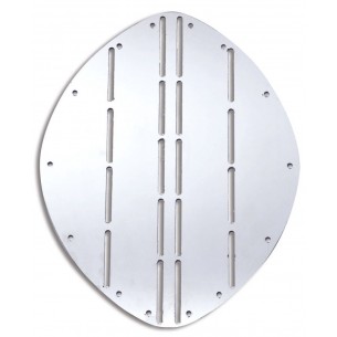 Manually moldable stainless steel bow protector 265x345 mm. - Trem