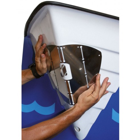 Manually moldable stainless steel bow protector 320x277 mm. - Trem