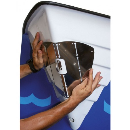 Manually moldable stainless steel bow protector 320x277 mm. - Trem