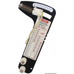 Profesjonell spenningsmåler for 8-10 mm fleksible kabler - Loos