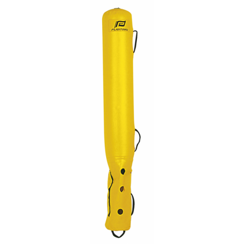 Yellow cylindrical regatta buoy ⌀ 26 cm. - Plastimo