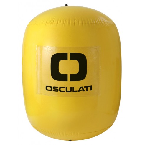 Yellow cylindrical racing buoy ⌀ 150 cm. - Osculati