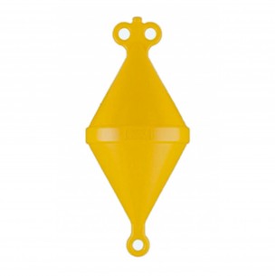 55 lt. yellow biconical...