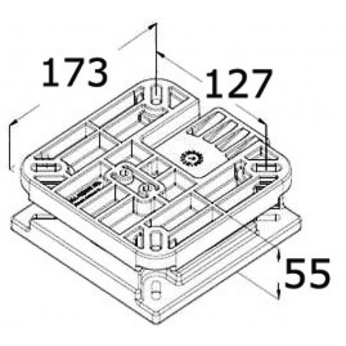 Rotating and removable base
