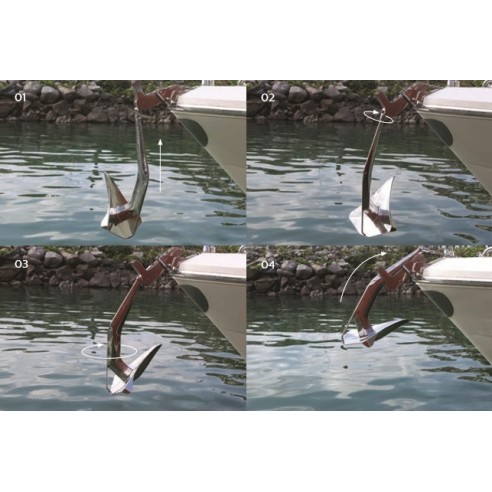 Ultra Flip Swivel stainless steel swivel anchor joint for 14/20 mm chains. - Ultra Marine Europe