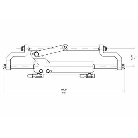 GF150BRT Hydraulic Wheelhouse Kit - Mavi Mare