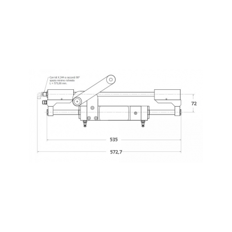Kit timoneira idraulica GF300BHD - Mavi Mare