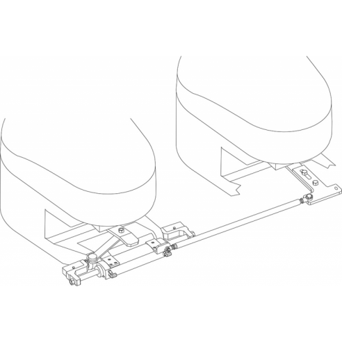 Kit de timonería hidráulica GF350HD - Mavi Mare