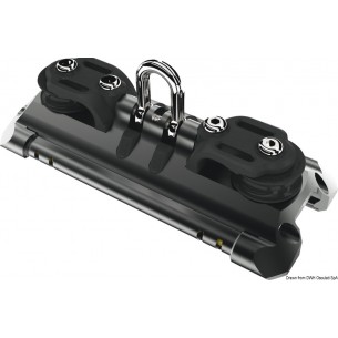 Carrello randa NTR con grillo e pulegge di rinvio - Lewmar