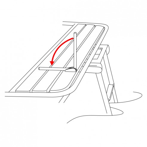 Asa plegable para plataforma de popa - Douglas Marine