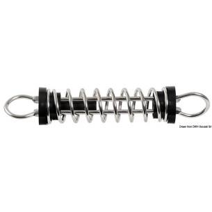 Molla ormeggio 300 mm. Ø 57 mm. in acciaio inox - Osculati