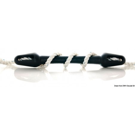 Amortisseur d'amarrage en caoutchouc Compensator 332 mm pour cordages de diamètre 10-12 mm - Unimer