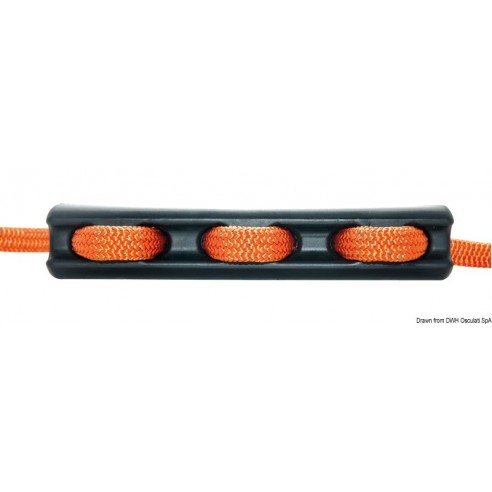 Amortisseur d'amarrage classique en caoutchouc 156 mm pour lignes de 10 à 12 mm de diamètre - Unimer