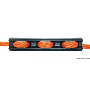 Klassinen 260 mm kuminen kiinnitysvaimennin 14-18 mm köysille - Unimer