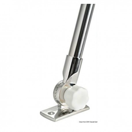 Asta abbattibile con doppio fanale - Compact