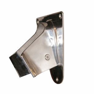Fast baugrulle i rustfritt stål for 10 kg ankere. Innebygd installasjon.