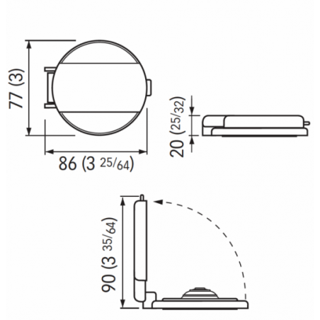 Botón de pie 900XDW para descenso - Rápido