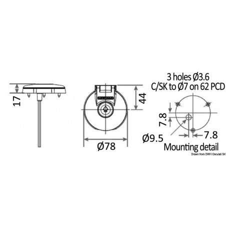 Foot button for ascent - Lewmar