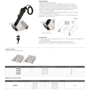 MTC 273 mm 12V elektrisk aktuator - Uflex 2