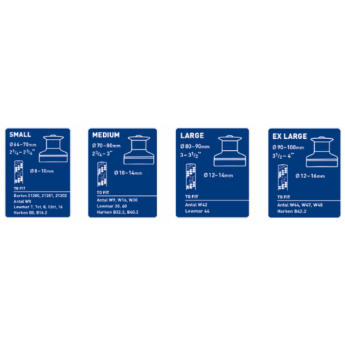 Rubber wincher collar for winch conversion - Barton Marine