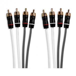 MS-RCAYF RCA-splitter, dubbelskärmad 1 x M 2 x F