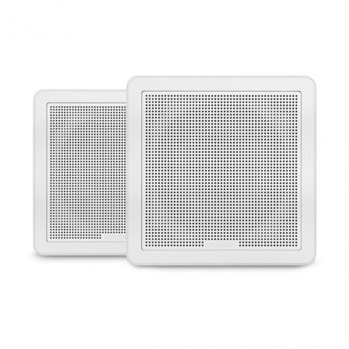 Full-Range FM series square 200 W white marine speakers - Fusion