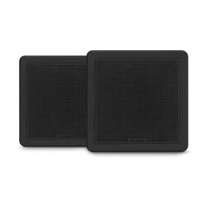 Fusion FM-serie 120W vierkante full-range maritieme luidsprekers in zwart