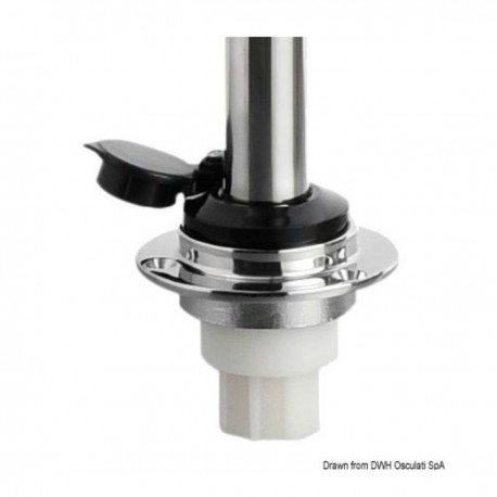 Classic 360° rod removable from the top