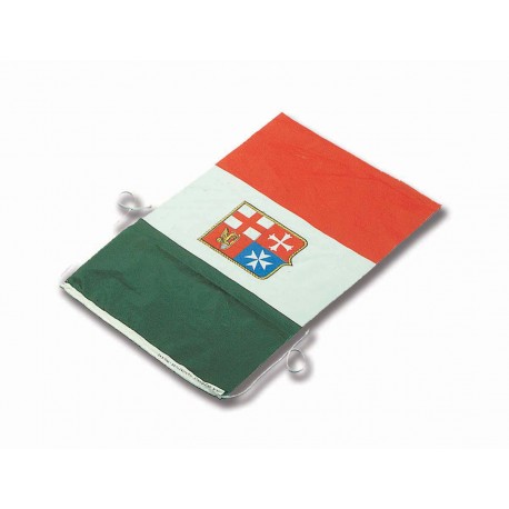 Bandiera Italiana Marina Mercantile - tessuto poliestere economico