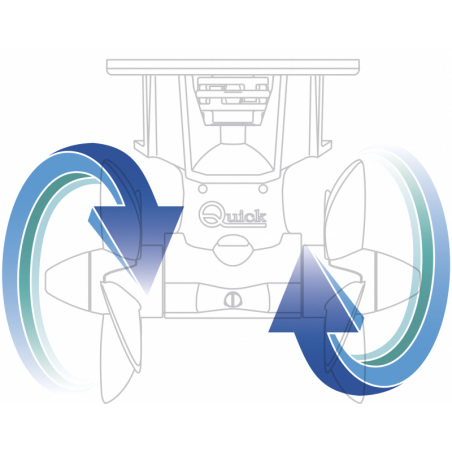 Quick BTQ185-85 24V 4.3 kW bow thruster.