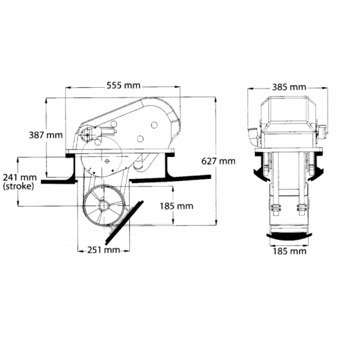 Elica di prua CR80 24 V da 5.3 kW. - Max Power