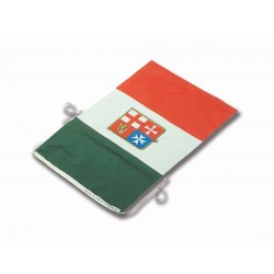 Flagge der italienischen Handelsmarine - billiges Polyestergewebe