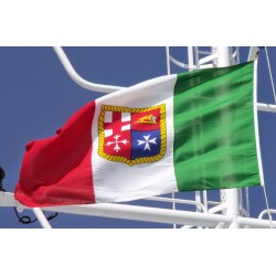 Bandiera Italiana Marina Mercantile - tessuto poliestere economico 2