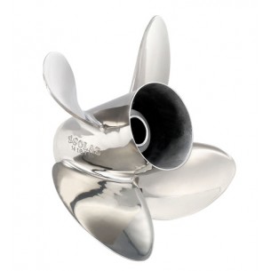 Johnson Evinrude 150 hk 2T 4-bladig stålpropeller 14 1/4x17L - Solas